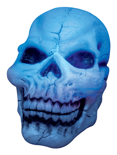 Color Changing Spooky Skull - Skull (522x650), Png Download