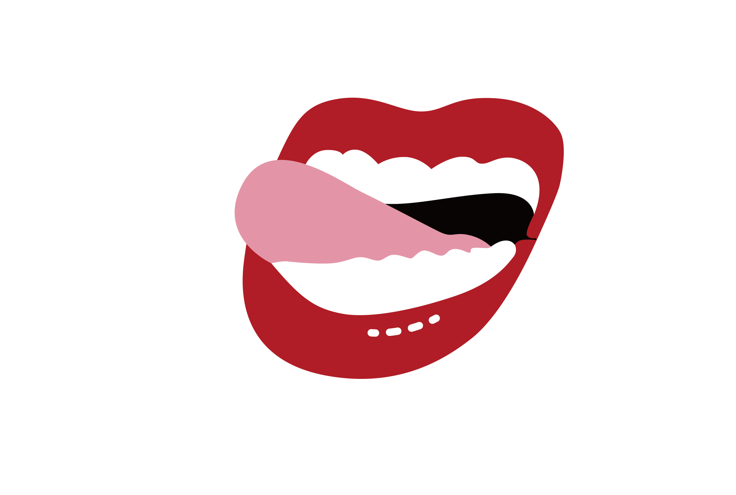 Lips - Tongue (2485x1671), Png Download
