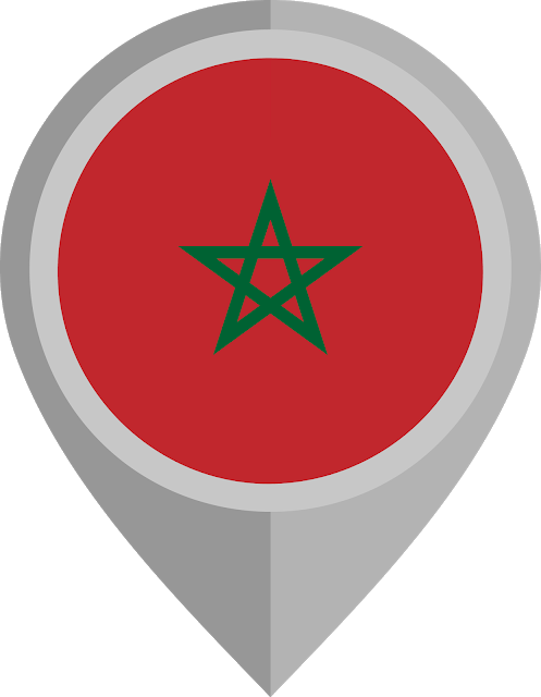 Download Morocco Flag Svg Eps Png Psd Ai Vector Color - Circle (497x640), Png Download