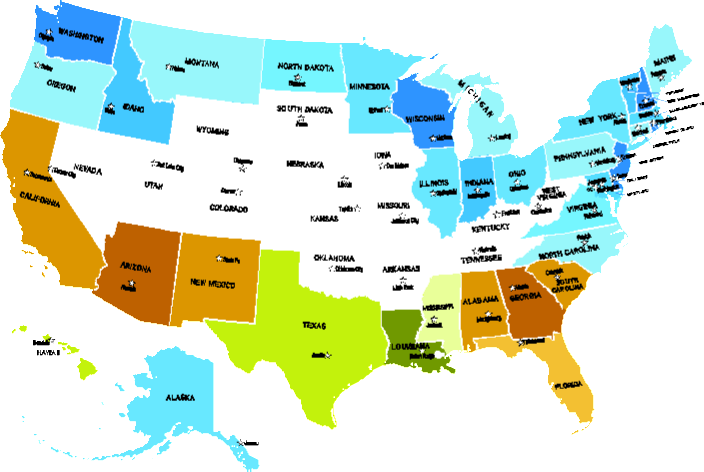 Game Show Gurus Is Everywhere That You Want Us To Be - State Territory (704x472), Png Download