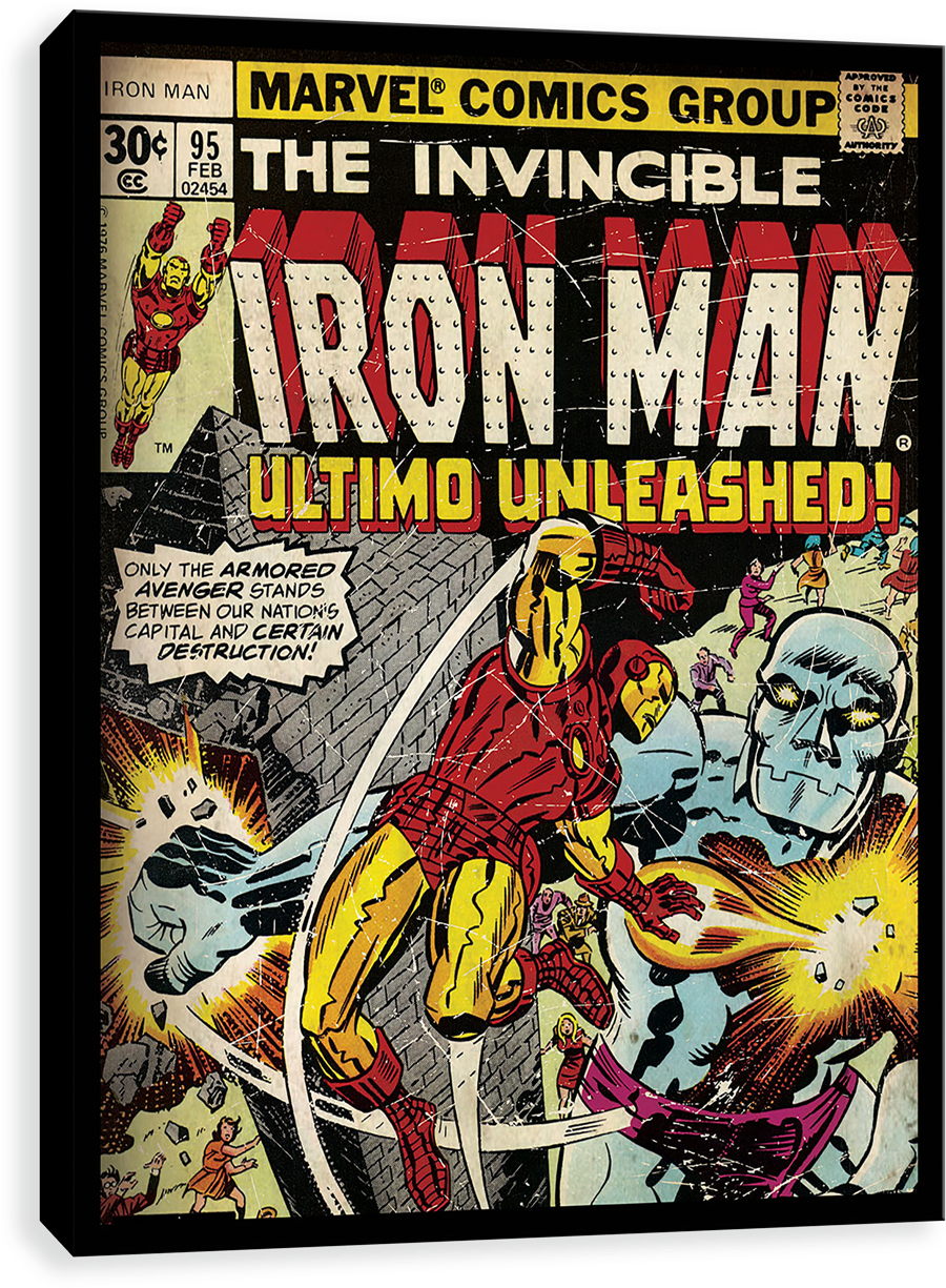 1280 X 1280 1 - Jack Kirby Iron Man (1280x1280), Png Download
