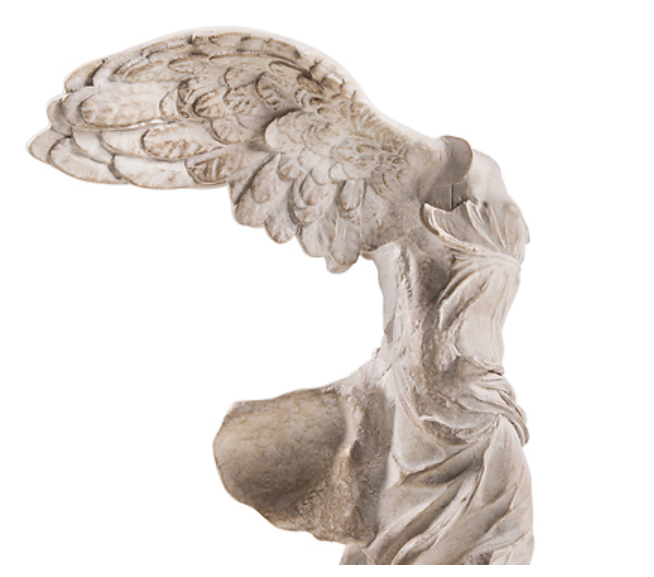 Black And White Download Victory Of Samothrace - Alas De La Victoria De Samotracia (700x800), Png Download