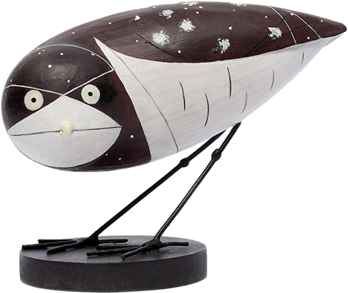 Burrowing Owl - Charley Harper Wood Sculptures (800x775), Png Download