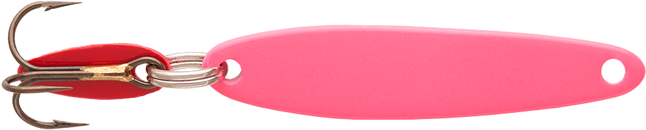 Swedish Pimple Painted Pink - Pink Swedish Pimple Lure (1024x350), Png Download