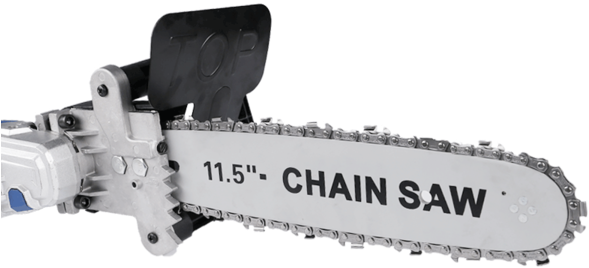 Angle Grinder Modified Electric Chain Saw Chainsaw - Saw Chain (600x600), Png Download