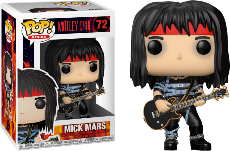 Mick Mars Pop Vinyl Figure - Motley Crue Pop Vinyl (768x504), Png Download