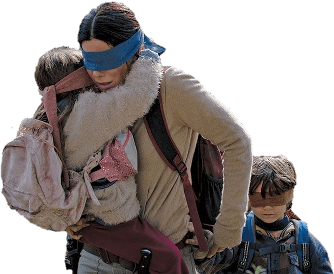 Bird Box Png - Bird Box Monster Scene (708x563), Png Download