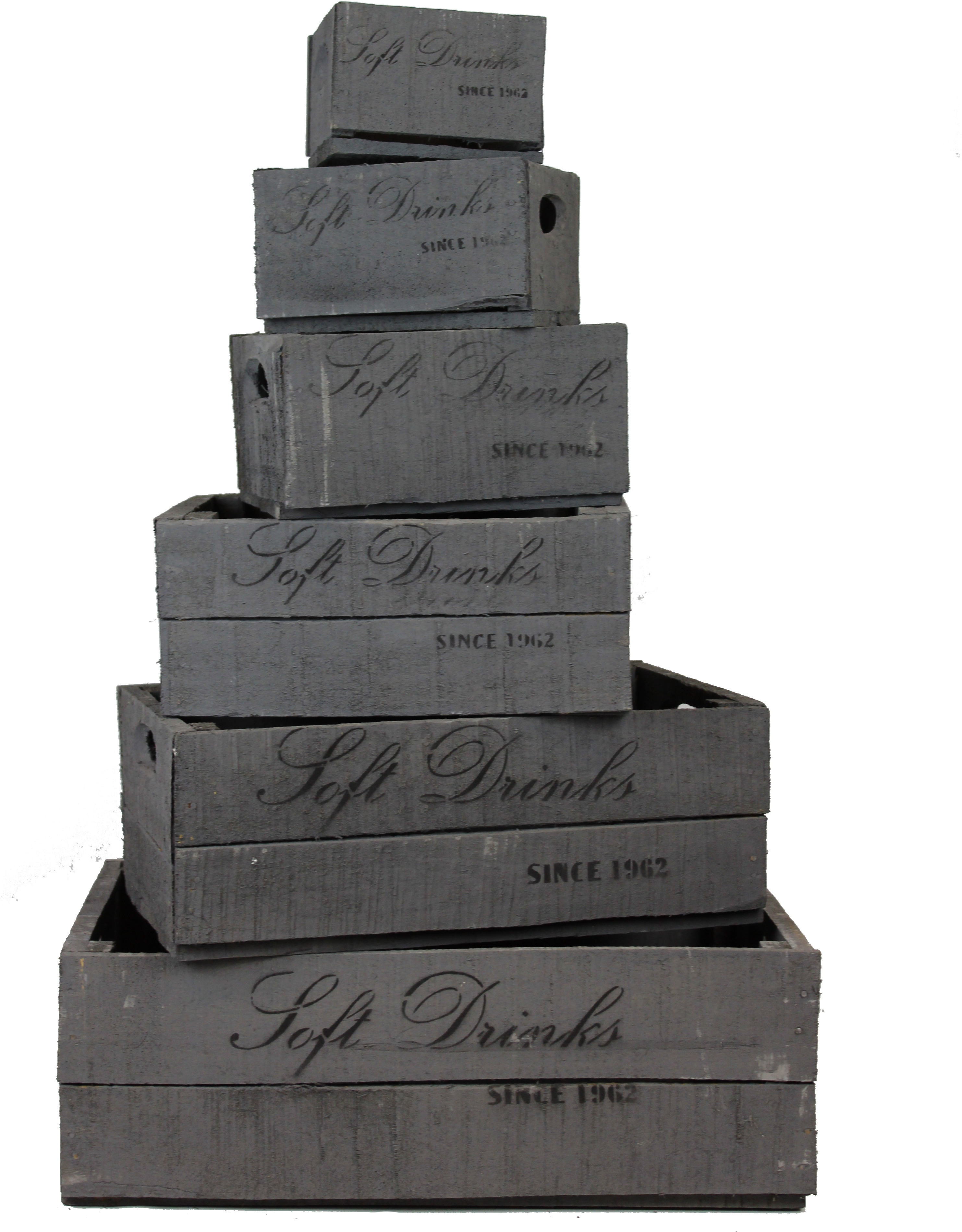 Grey Wooden Soft Drinks Crates - Plank (4252x4252), Png Download