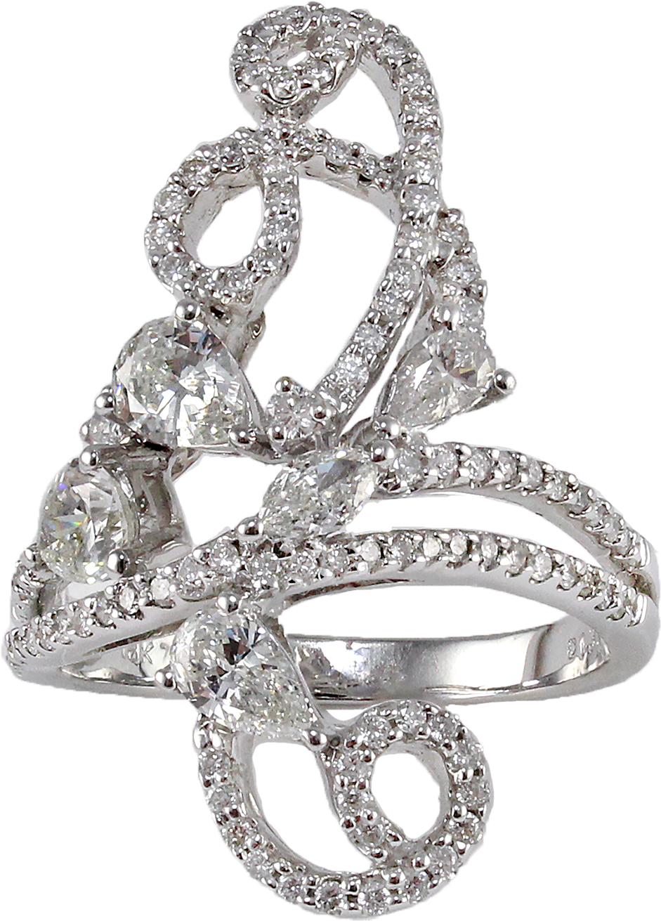 Lilliane's Jewelry - Engagement Ring (1374x1374), Png Download