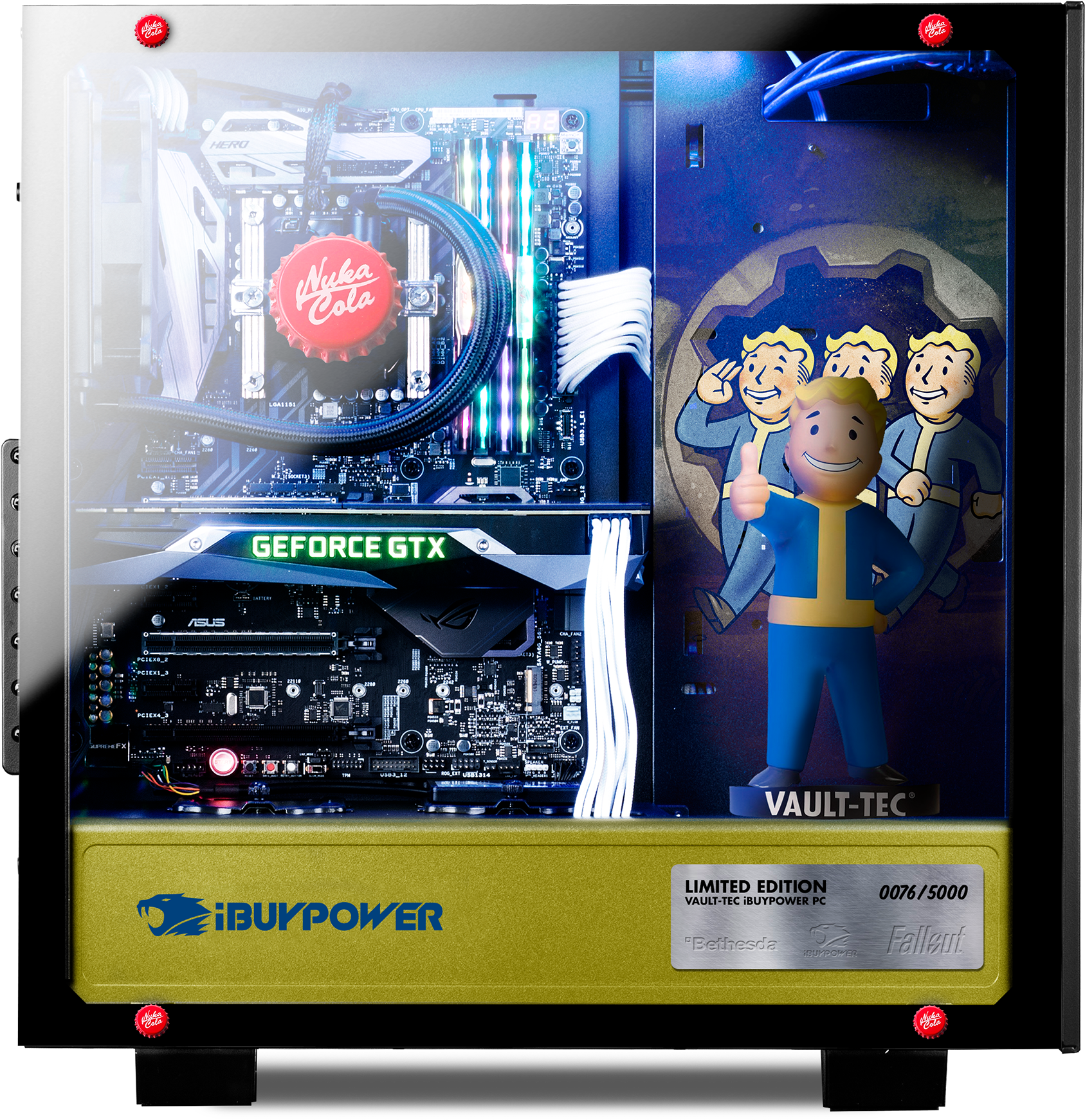Fallout Themed Gaming Case - Ibuypower (1920x1920), Png Download