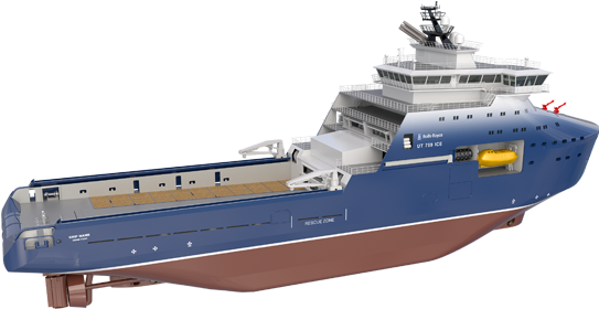 Anchor Handling Tug Supply Vessel (640x480), Png Download