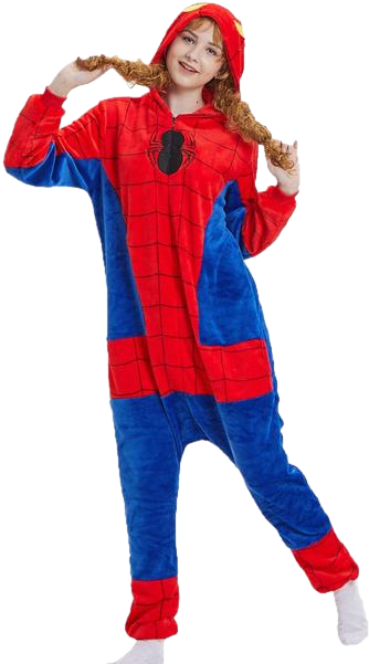 Stylish Spiderman Onesies - Pajamas (600x600), Png Download
