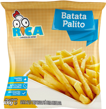 Batata Pré-frita 400g - Junk Food (740x639), Png Download
