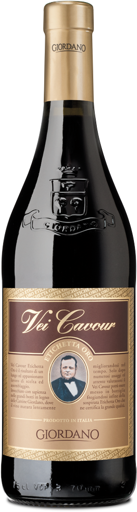 Vei Cavour Gold Label - Rosso Della Terra Giordano (550x1100), Png Download