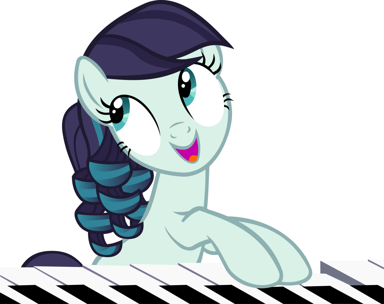 Artist Ironm Coloratura Earth Pony Female - Mlp Piano (1280x1013), Png Download
