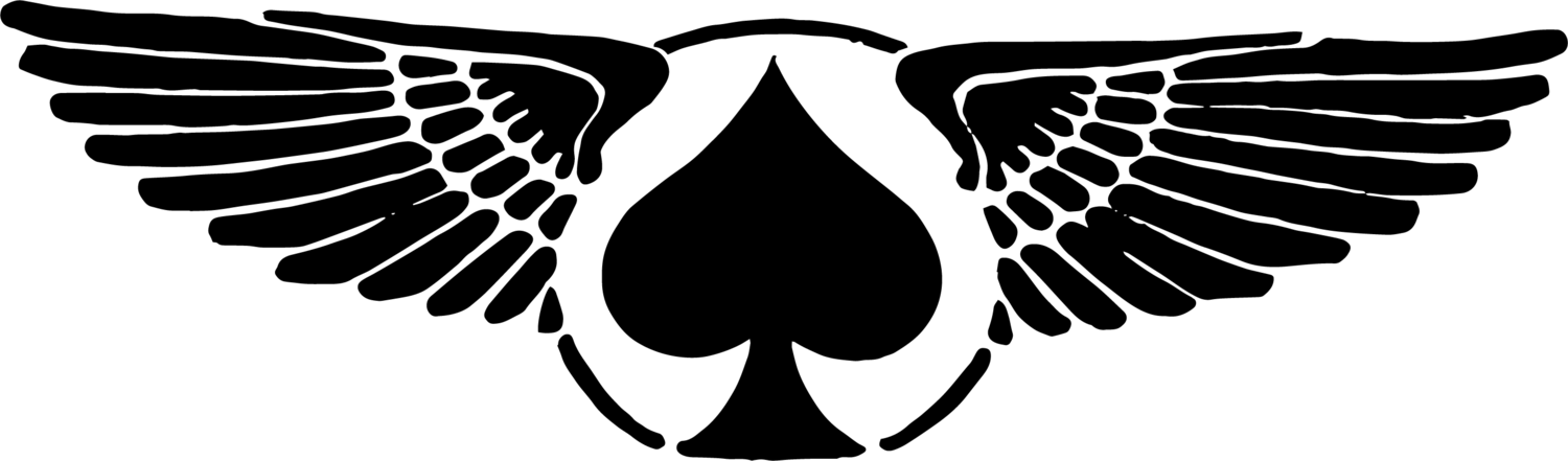 Ace Png - Black Ace (1500x441), Png Download