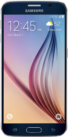 Galaxy S6 Portcharlotte Front - Samsung Galaxy S6 G920a (550x570), Png Download