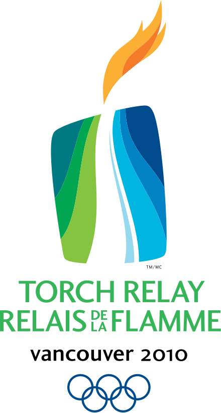 2010 Winter Olympics Torch Relay - Figure Skating (440x820), Png Download