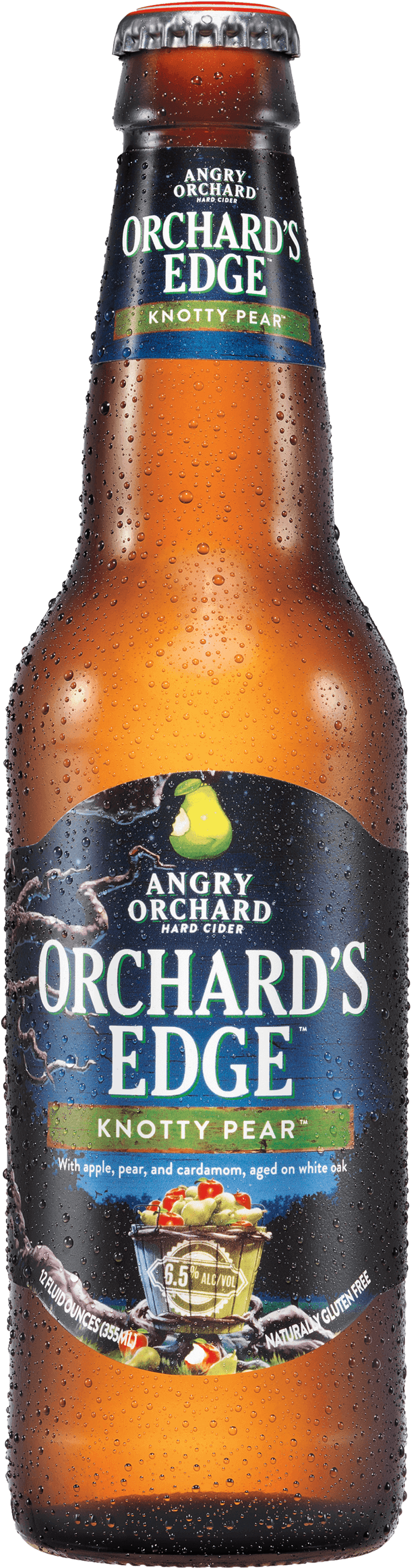 Angry Orchard - Angry Orchard Knotty Pear Cider (844x3000), Png Download