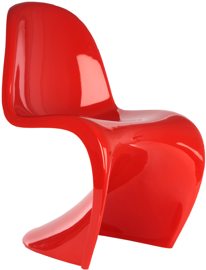 Iconic Chairs In Red - Panton Chair Classic (922x1024), Png Download