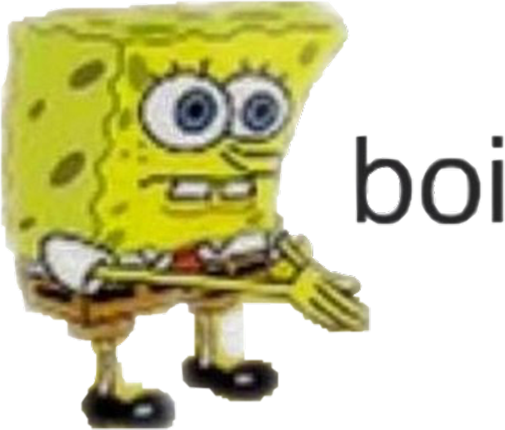 Boi - Praying Spongebob (1024x872), Png Download