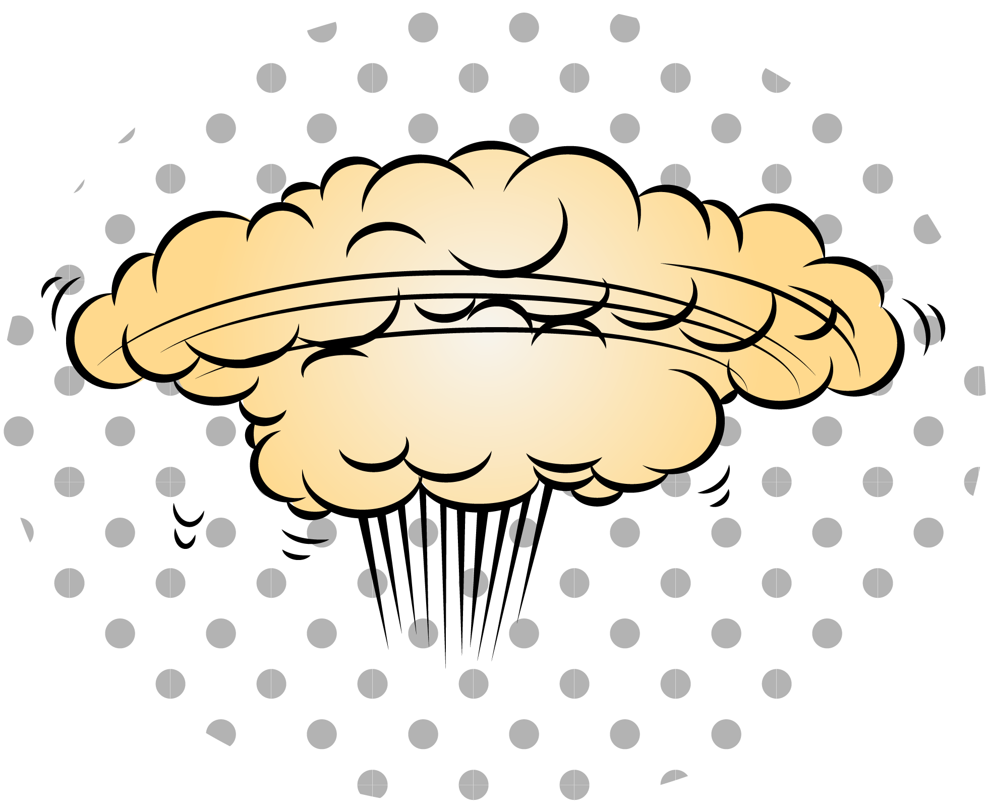 Pop Style Gradient Dialog Box Gray Dot Background Png - Illustration (2000x2000), Png Download