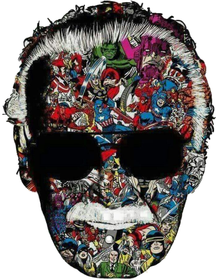Stan Lee Marvel Universe Comic Book T-shirt - Stan Lee Marvel Art (698x902), Png Download