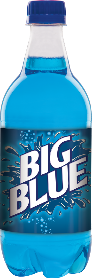 Bigblue 20oz Vintage - Water Bottle (380x1148), Png Download