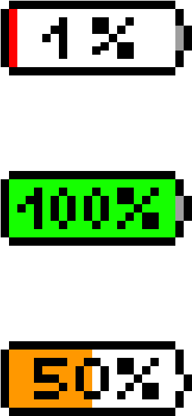 Batteries - Perler Bead Battery (600x600), Png Download