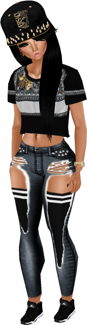 Outfits Girl Dope Imvu Png Imvu Dope Outfits - Tights (1280x1280), Png Download