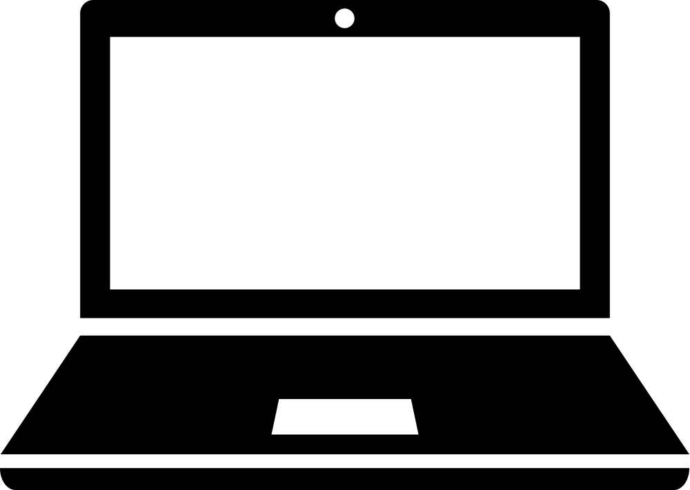 Technology Jpg Freeuse Stock Free Download On Melbournechapter - Black And White Laptop Clipart (1000x711), Png Download