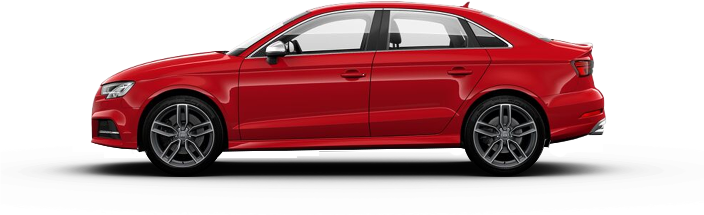 A3 - 2018 Black Audi S3 (1400x601), Png Download