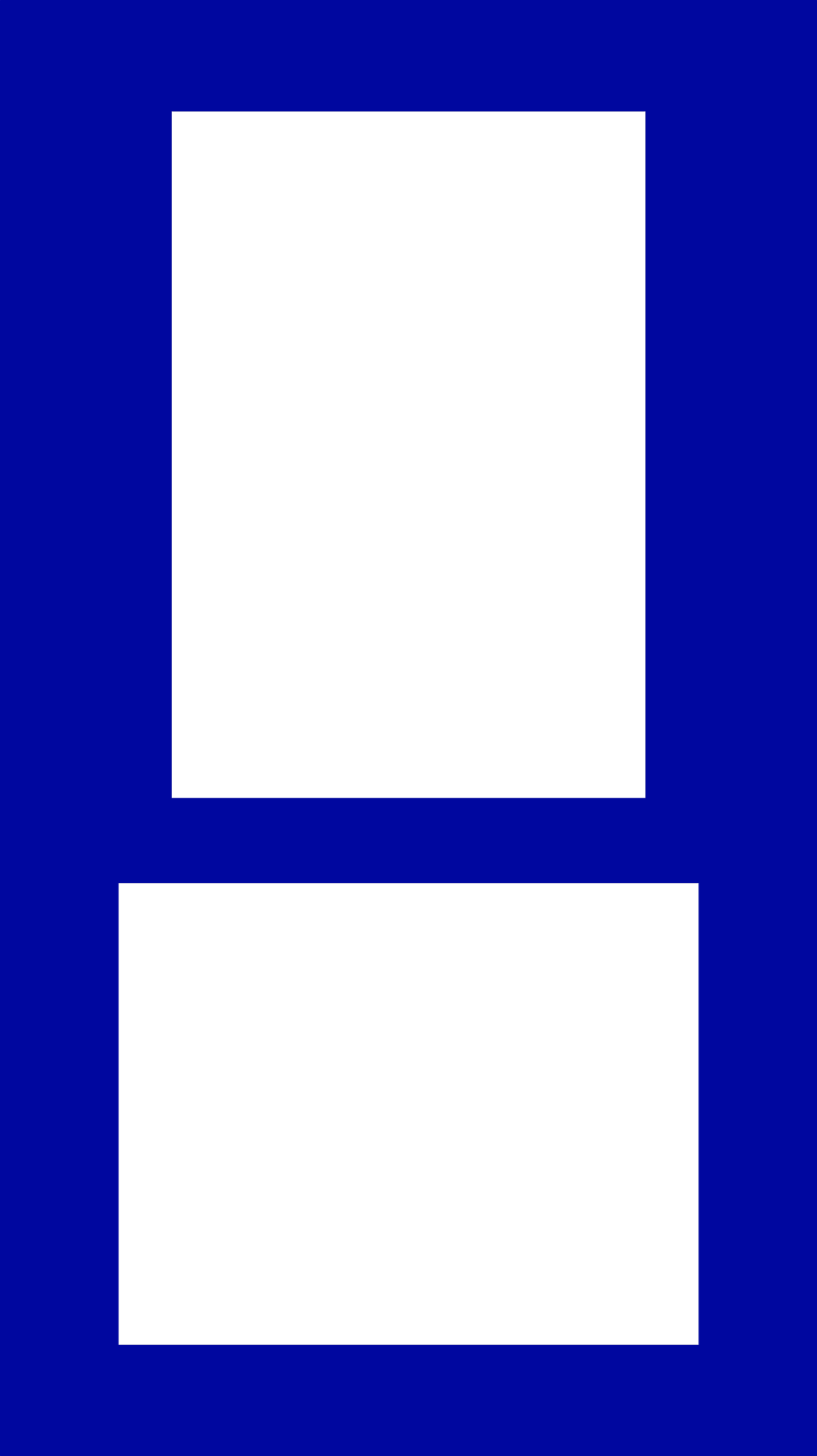 Certificate Frame Cf-3004 - Electric Blue (978x1743), Png Download