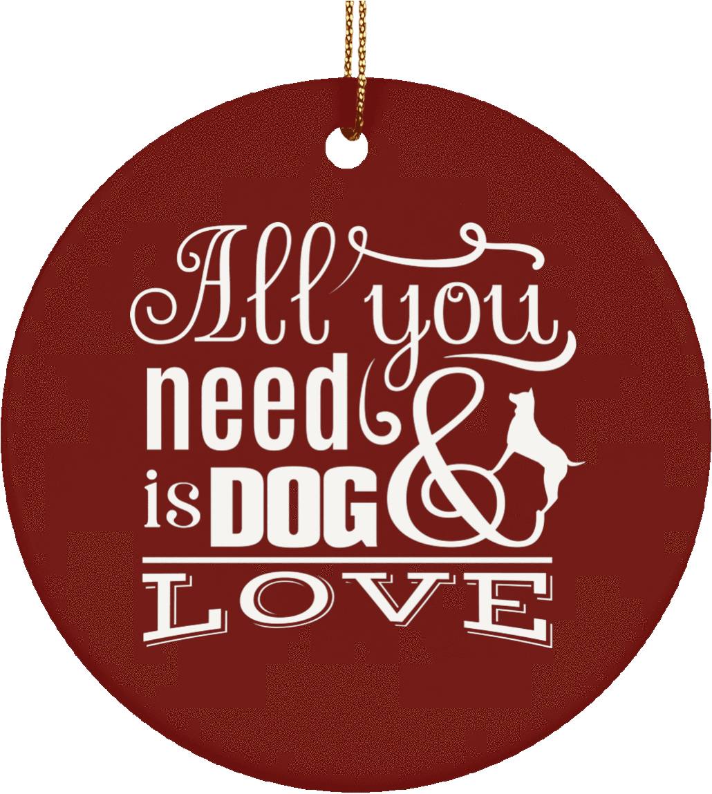 Christmas Ornaments Dog (1155x1155), Png Download