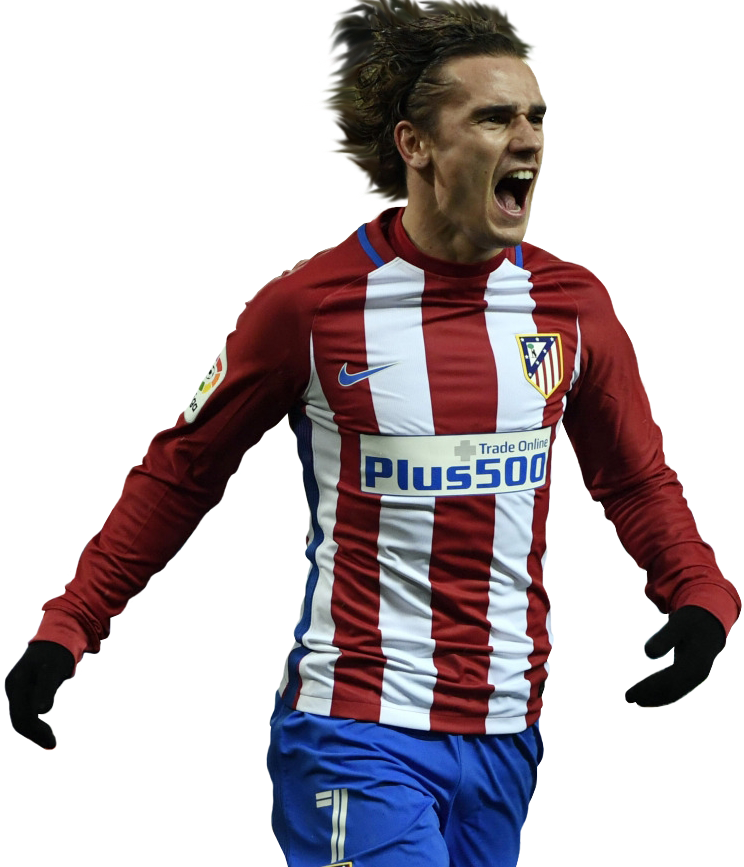 Antoine Griezmann - Griezmann Atletico De Madrid Png (744x867), Png Download