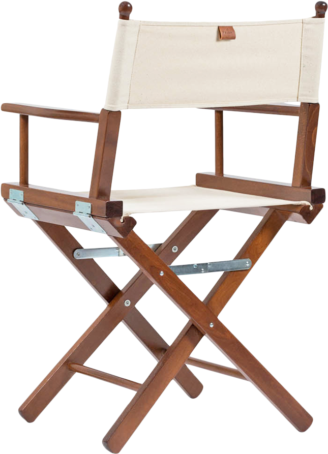 Telami Director's Chair Teak - Sedia Regista Png (900x900), Png Download