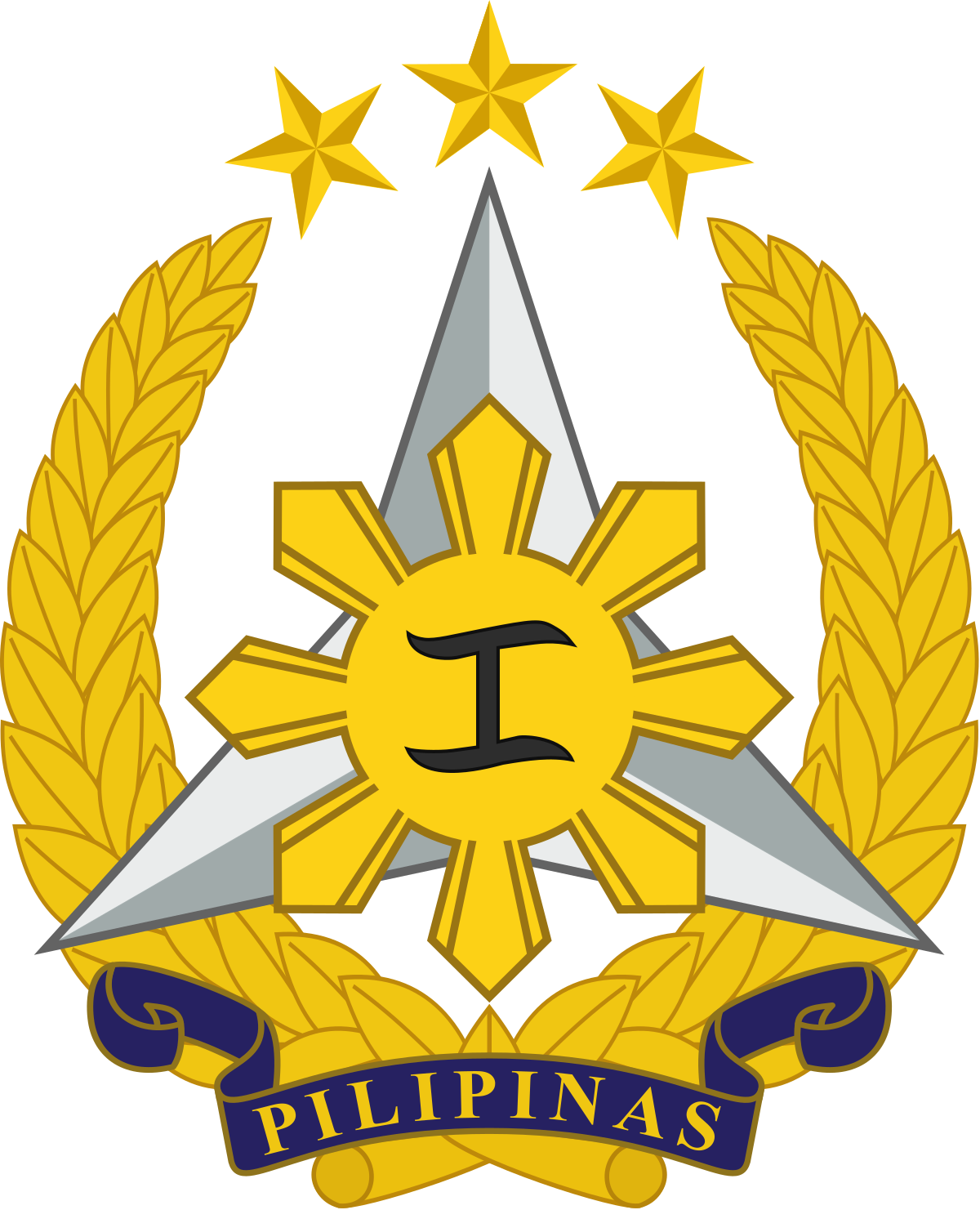 Chief Of Staff Of The Armed Forces Of The Philippines - Armed Forces Of The Philippines Logo (1200x1481), Png Download
