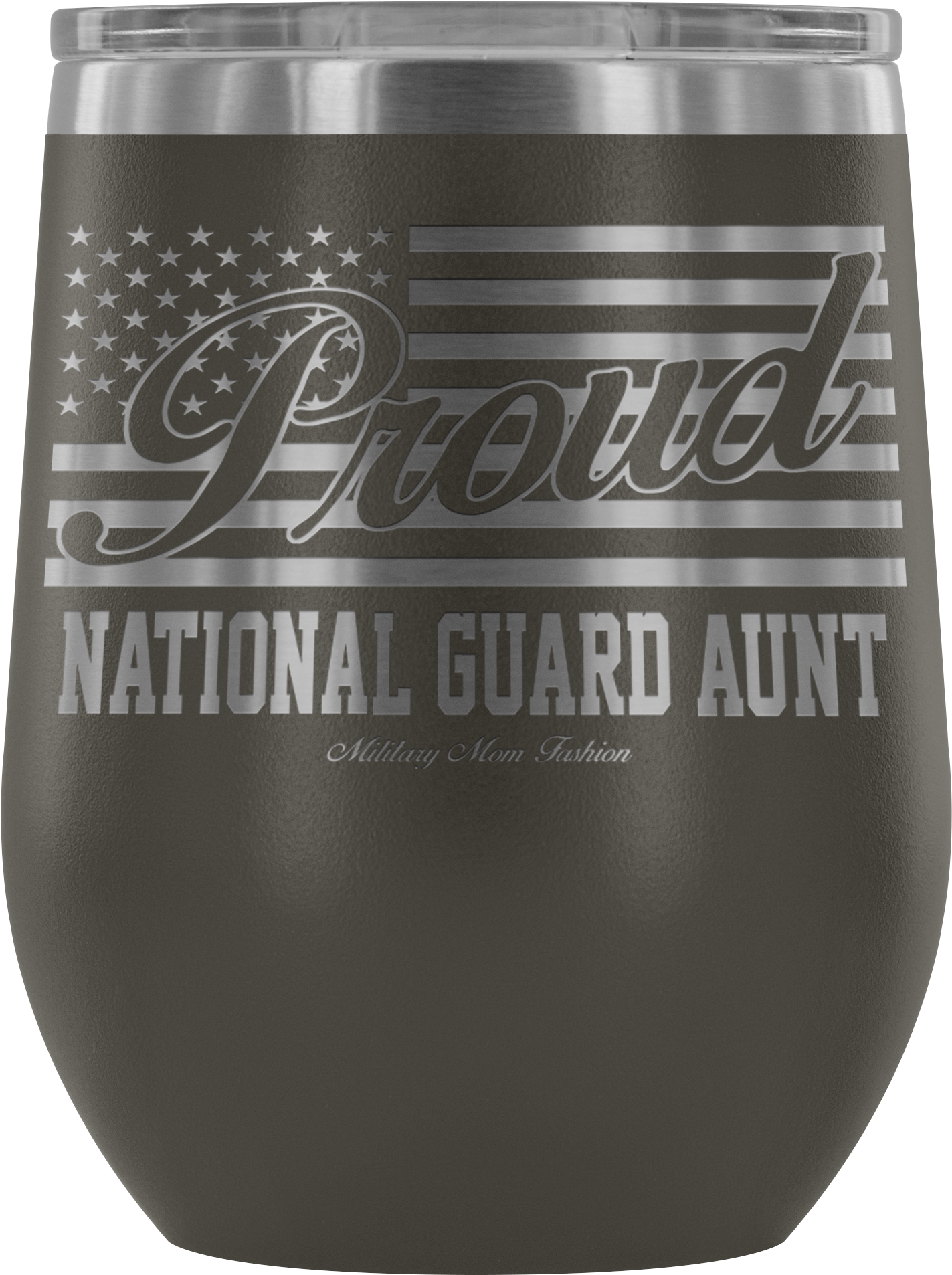 Proud National Guard Aunt Wine Tumbler - Tumbler (2000x2000), Png Download