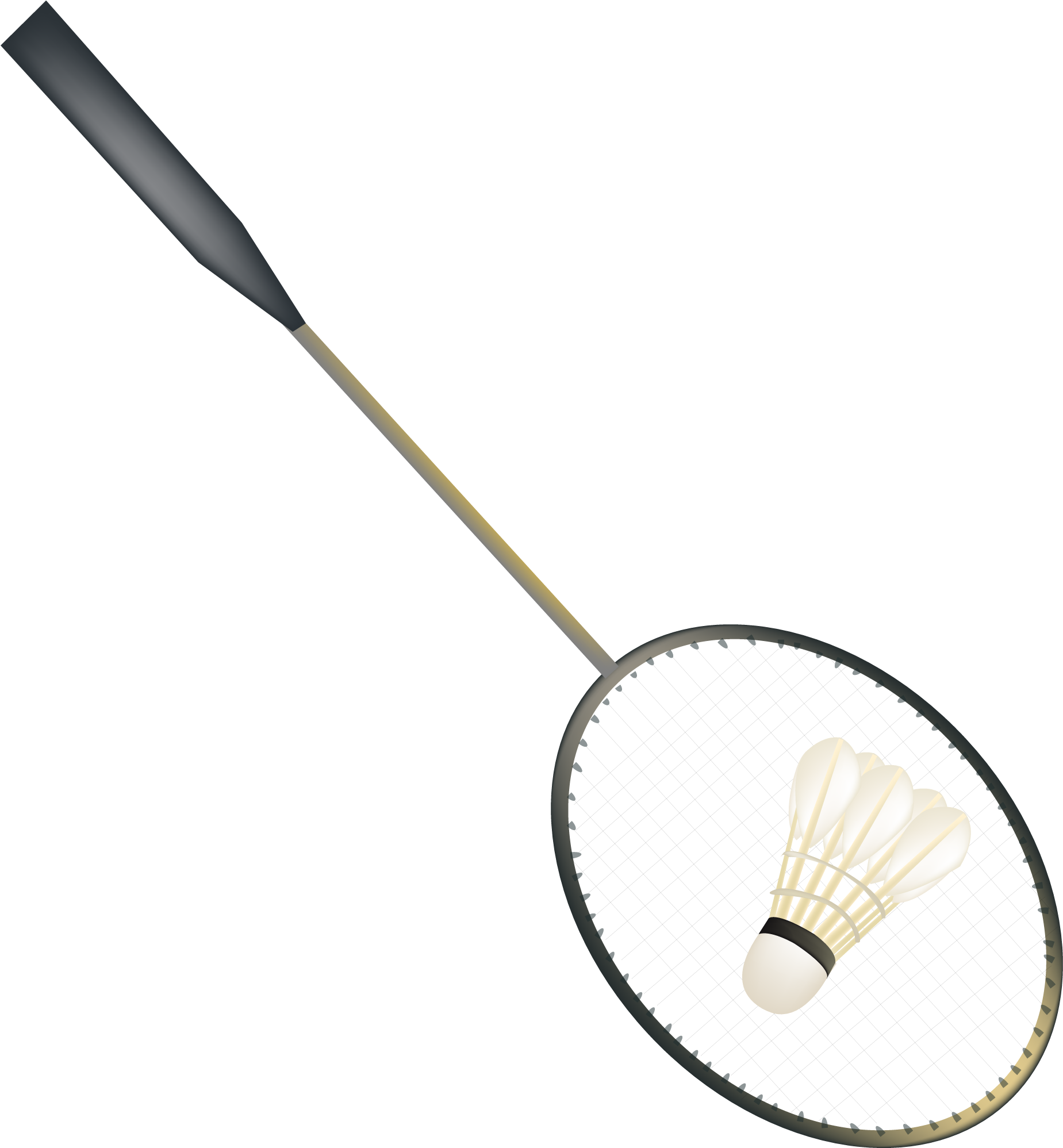 Badminton Png Image - Badminton (1877x2000), Png Download