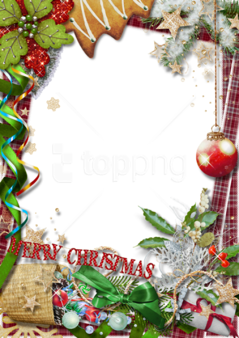 Free Png Best Stock Photos Merry Christmasframe With - Merry Christmas Frame Png (480x680), Png Download