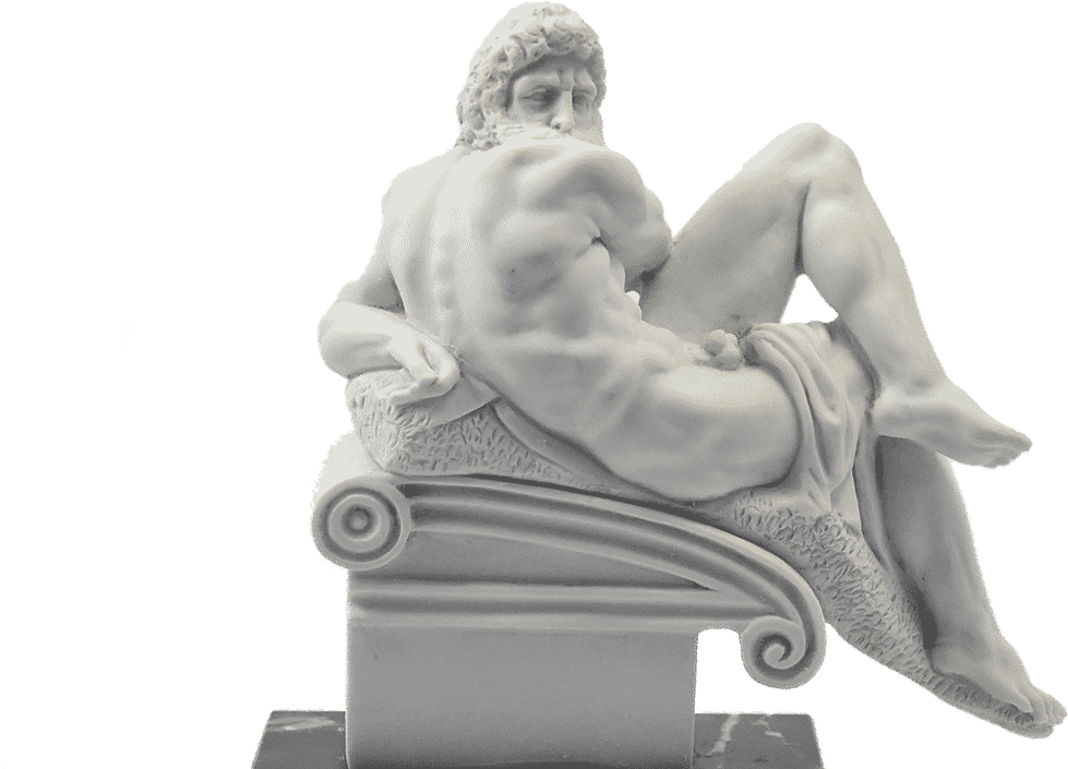 Medici Chapels Statue Of Day By Michelangelo 15 Cm - Statue (1024x768), Png Download