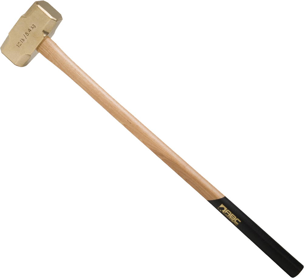 Brass Sledge Hammer - Lump Hammer (1001x914), Png Download