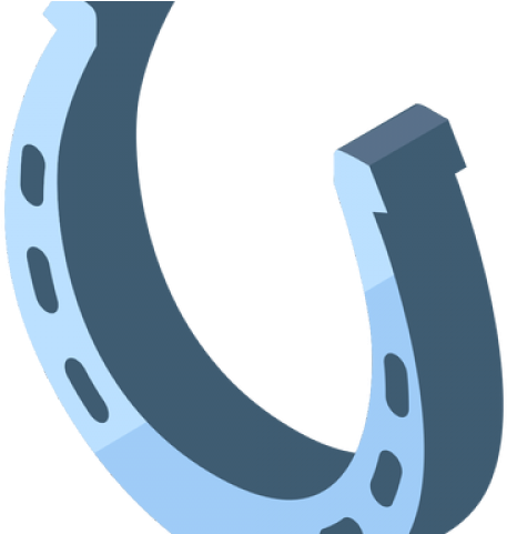 Horseshoe Clipart Blue Horseshoe - Graphic Design (640x480), Png Download