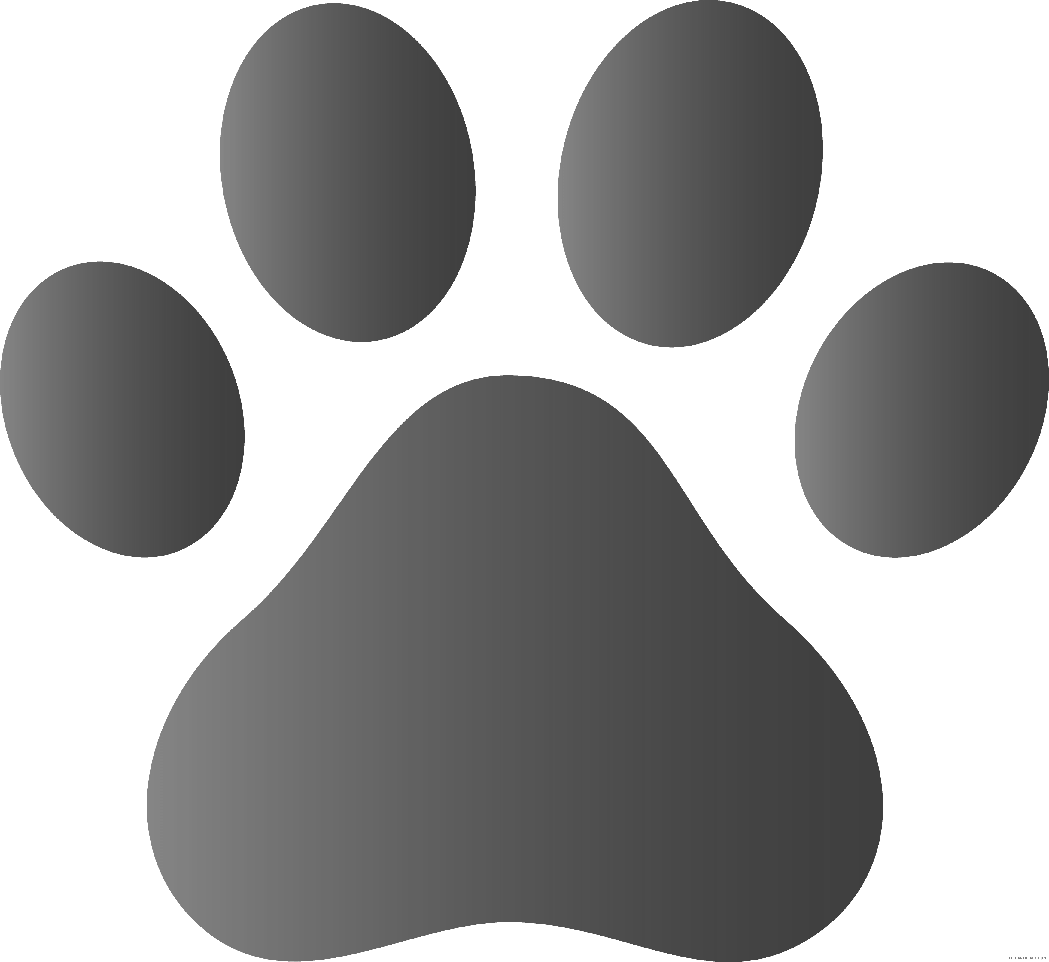 Dog Paw Clipart Freeuse Black And White - Patas Da Patrulha Canina (3492x3202), Png Download