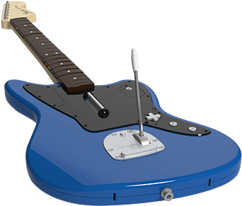Rock Band Rivals Fender Jaguar Guitar Controller Bundle - Electric Guitar (800x432), Png Download