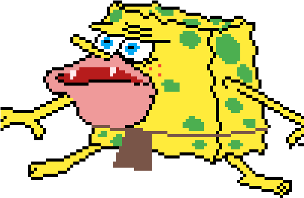 Spongebob Caveman Meme (600x600), Png Download