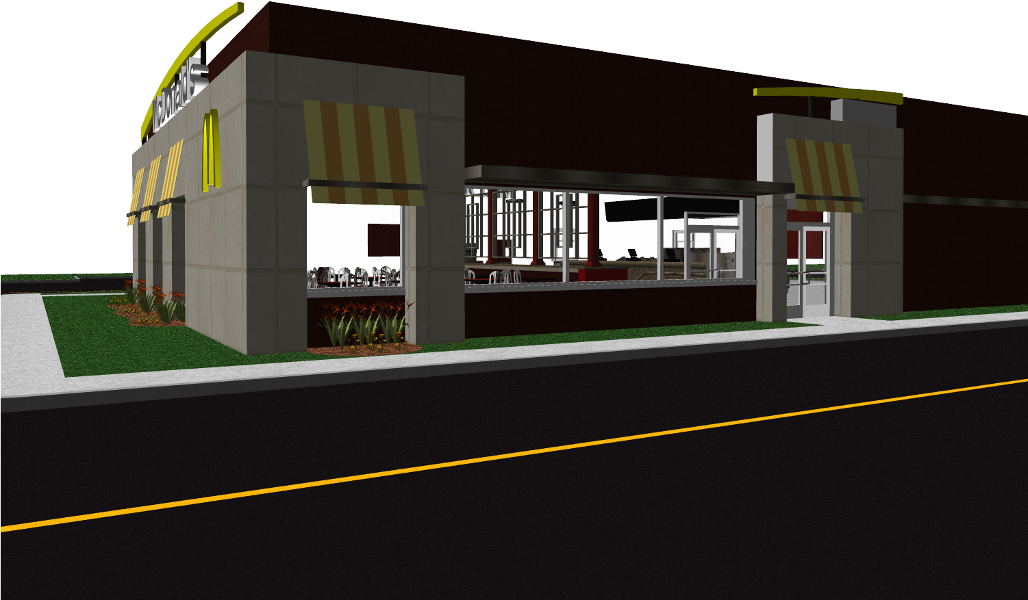 Mmd Restaurant Stage (1500x1000), Png Download