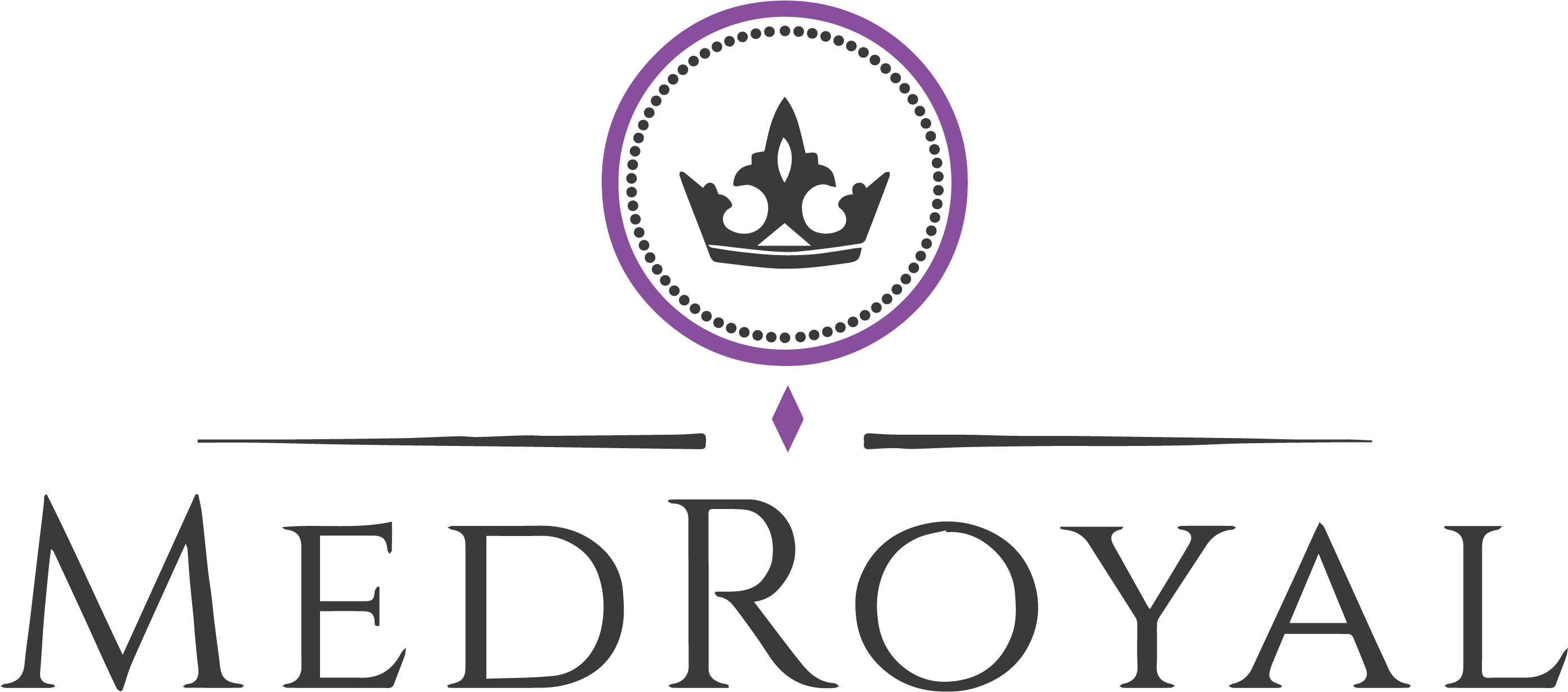 Med Royal Logo - Graphic Design (2881x1729), Png Download