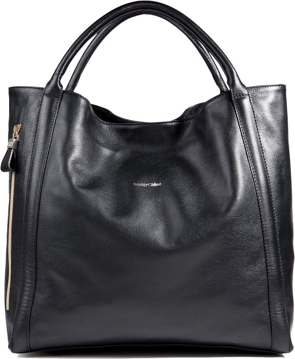 See By Chloe Leather Tote In Black - Leather (1290x1290), Png Download