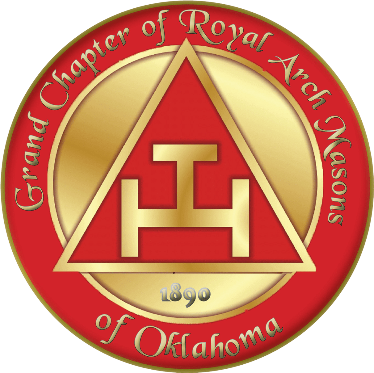 Grand Chapter Royal Arch Masons Emblem - Emblem (1217x1209), Png Download